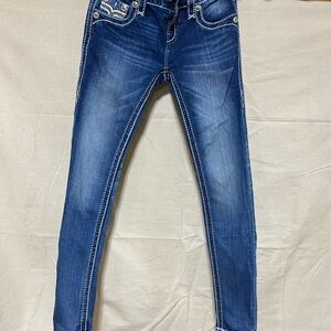 Rock Revival Skinny Jeans in Classic Blue